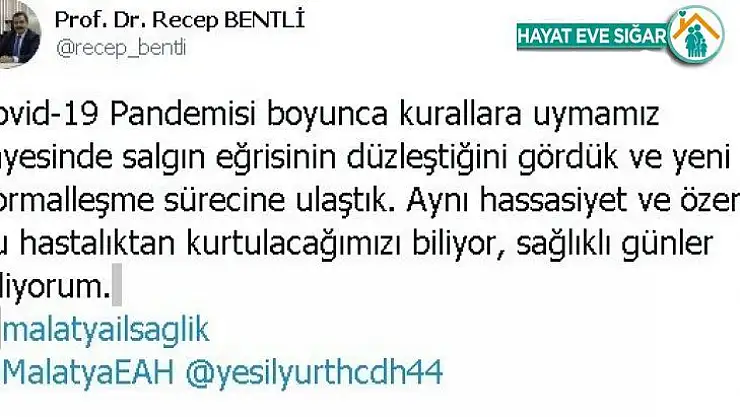 Malatya'da hastanelere Covid-19 düzenlemesi