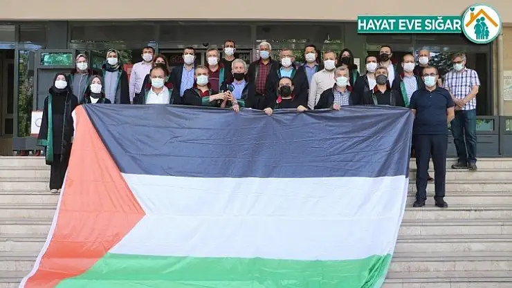Malatya'da hukukçular İsrail'in Filistin halkına yaptığı zulmü kınadı