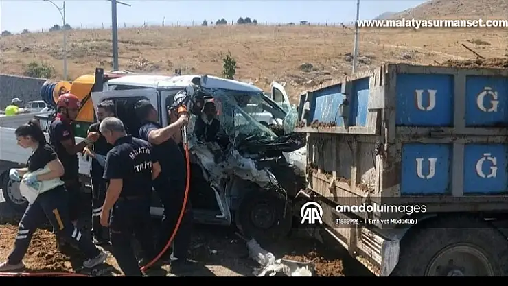 Malatya'da iki ayrı trafik kazasında 2 kişi yaralandı
