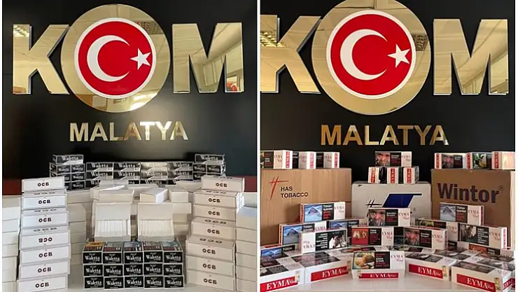 Malatya'da kaçakçılık operasyonunda 2 şüpheli yakalandı
