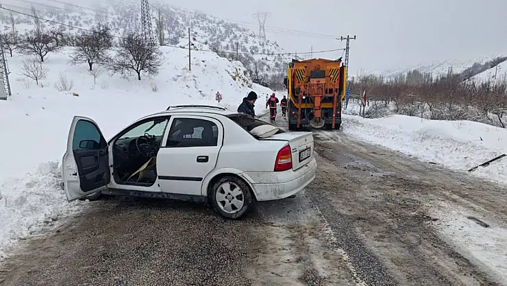 Malatya'da Kar ve Buzlanma Kaza Getirdi 1 Kişi Hayatını Kaybetti