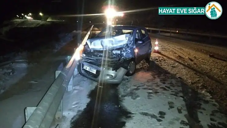 Malatya'da kar yağışı kazalara neden oldu