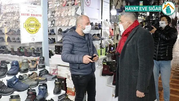 Malatya'da küçük esnafa destek kampanyası büyüyor