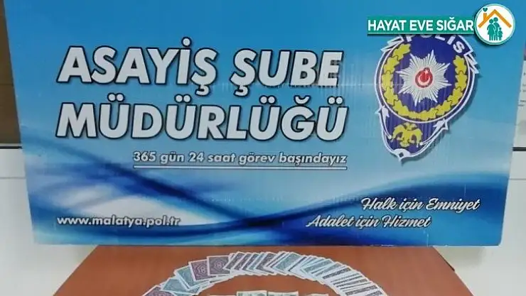 Malatya'da Kumar operasyonu