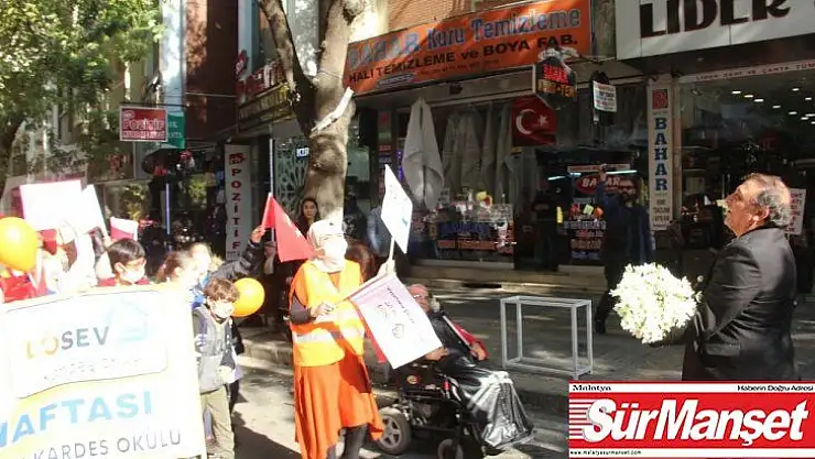 Malatya'da LÖSEV'den, farkındalık yürüyüşü