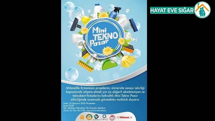 Malatya'da mini tekno pazar etkinliği