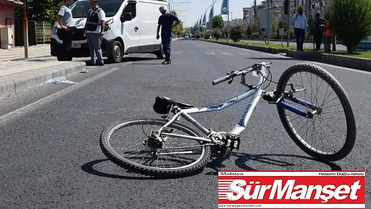 Malatya'da minibüsün çarptığı çocuk yaralandı