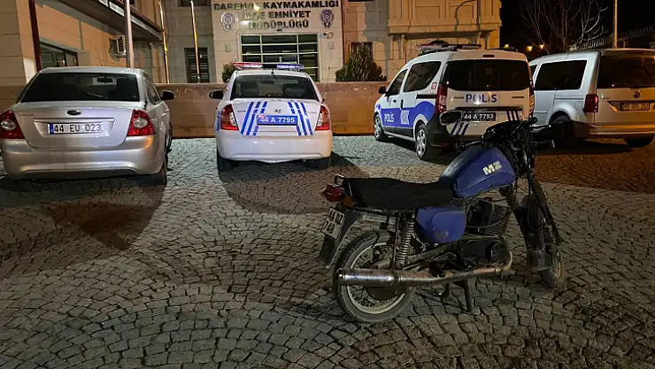 Malatya'da motosiklet hırsızı yakalandı