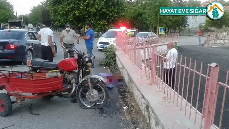 Malatya'da motosiklet kazası: 1 ağır yaralı