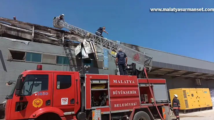 Malatya'da OSB'de çıkan yangınlar söndürüldü