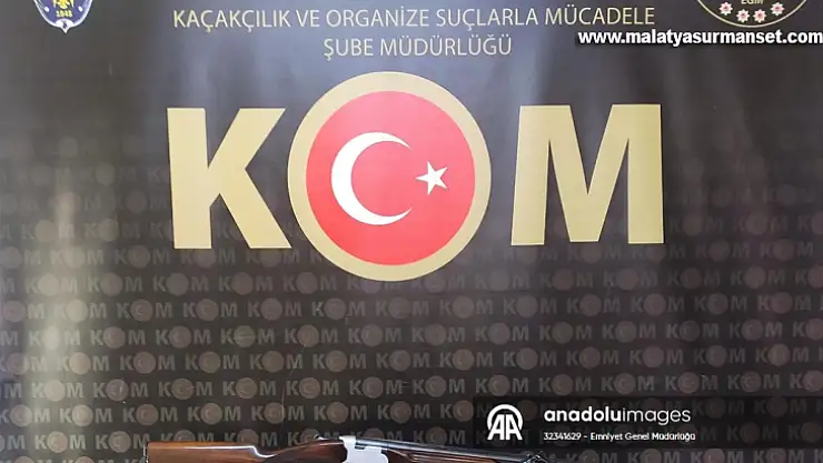 Malatya'da silah kaçakçılığı operasyonu, 4 gözaltı