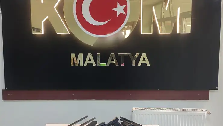 Malatya'da suç örgütlerine yönelik operasyonda 13 şüpheli yakalandı