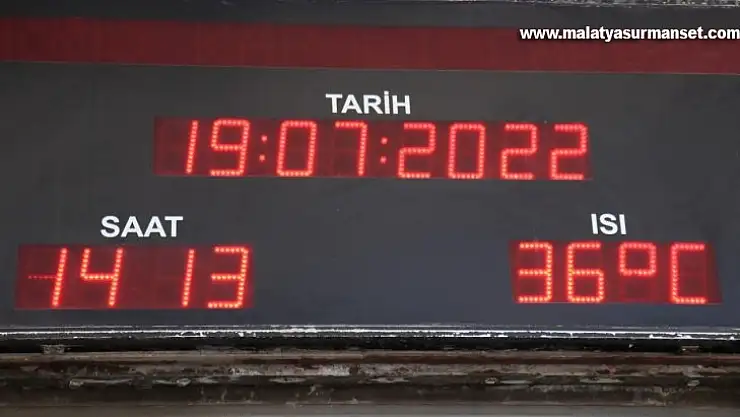 Malatya'da termometreler 36 dereceyi gösterdi