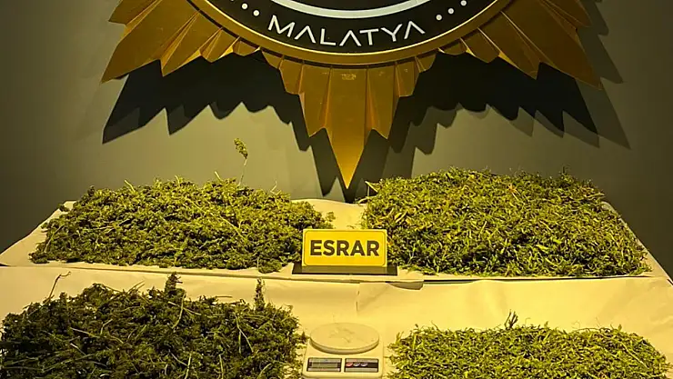 Malatya'da Torbacı Operasyonu 15 Kilo Uyuşturucu Ele Geçirildi