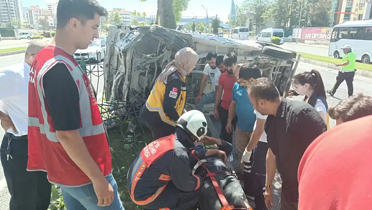 Malatya'da Trafik Kazası 2 Yaralı