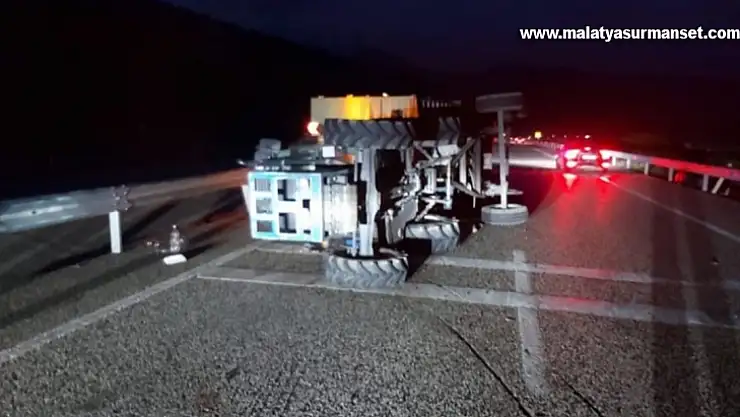 Malatya'da traktör kazası: 1 yaralı