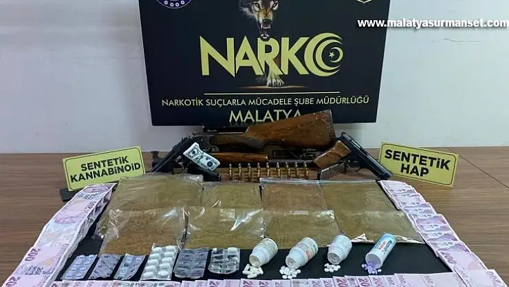 Malatya'da uyuşturucu operasyonu