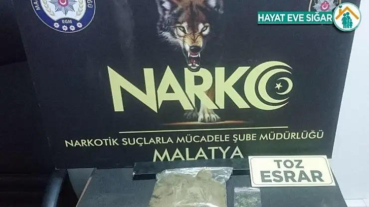 Malatya'da uyuşturucuya geçit yok