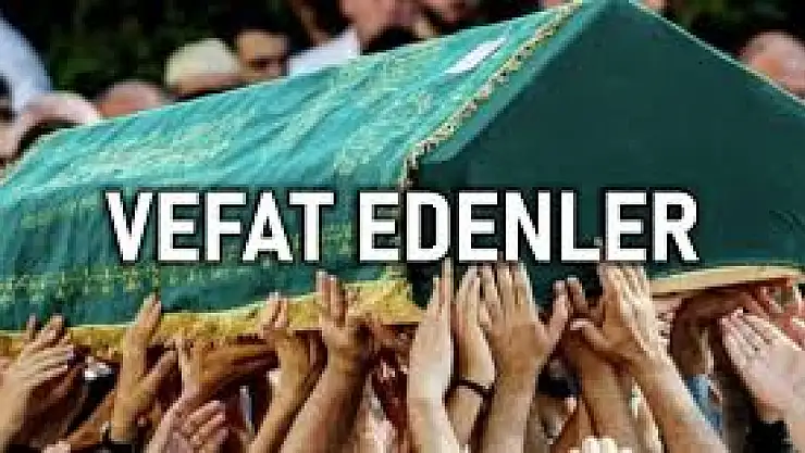 Malatya'da Vefat Edenler listesi