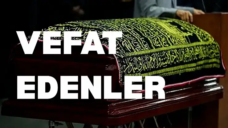 Malatya'da Vefat Edenler