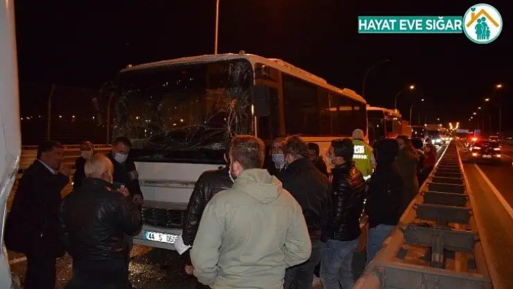 Malatya'da viyadükte zincirleme kaza: 4 yaralı