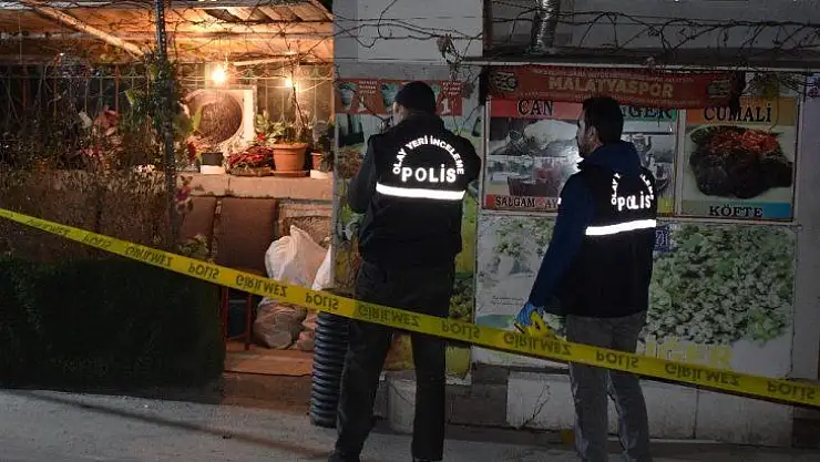 Malatya'da yemek yediği esnada silahlı saldırıya uğrayan şahıs yaralandı