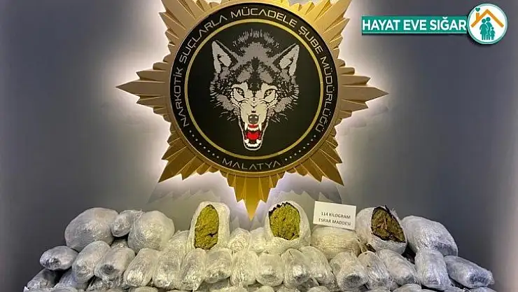 Malatya'da zehir tacirlerine büyük darbe
