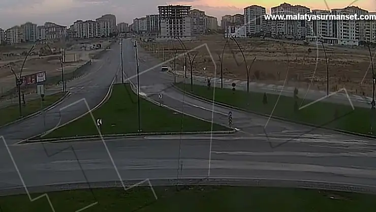 Malatya'daki kazalar kamerada