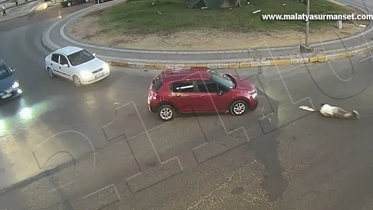 Malatya'daki kazalar kameralara yansıdı