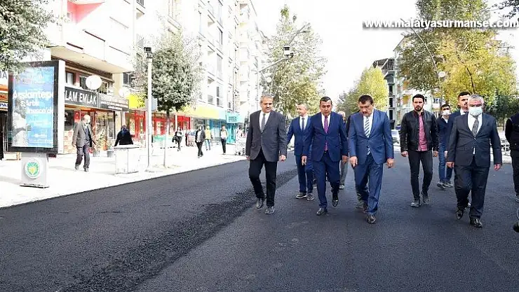 Malatya'daki Sivas Caddesi yenileniyor