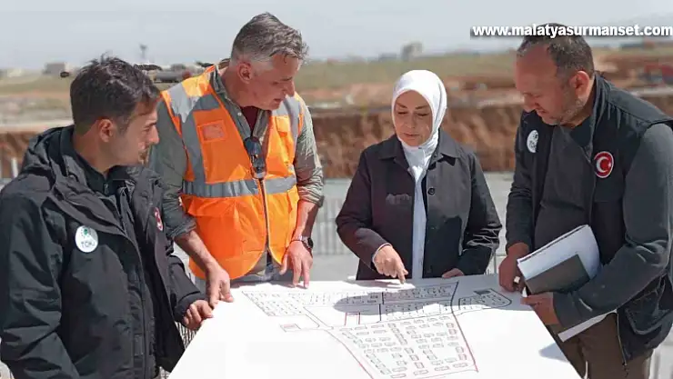 Malatya'daki TOKİ konutları için çalışmalar sürüyor