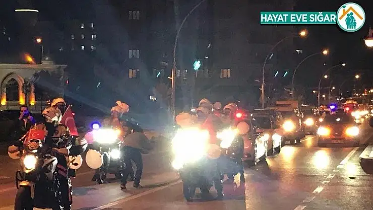 Malatya Emniyet Müdürlüğünden 23 Nisan konvoyu