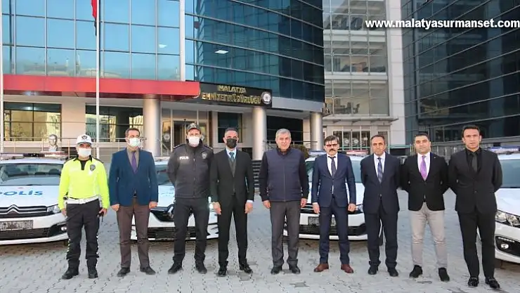 Malatya emniyetine 12 ekip aracı takviyesi