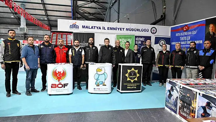 Malatya Kitap Fuarı'nda Emniyet'ten bilgilendirme standı