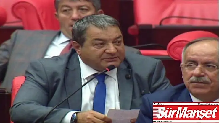 Malatya Milletvekili  Mehmet Fendoğlu, soru önergesi verdi