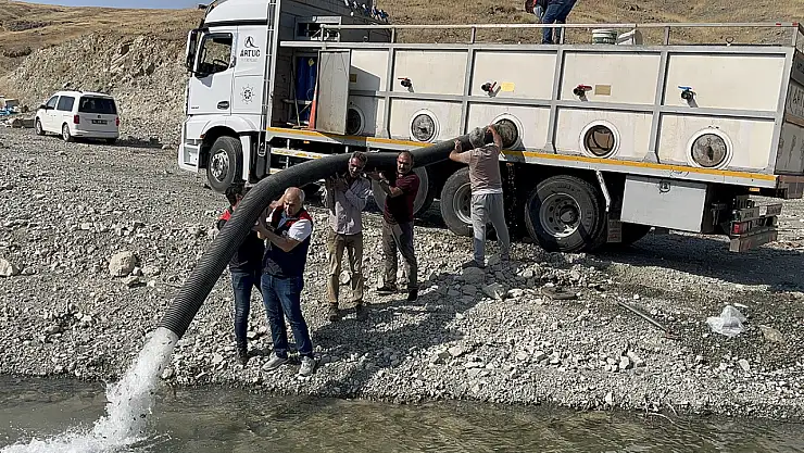 Malatya'nın Sularına 1 Milyon Balık Bırakıldı! İşte Detaylar