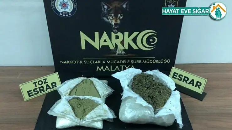 Malatya polisinden uyuşturucu tacirlerine darbe üstüne darbe