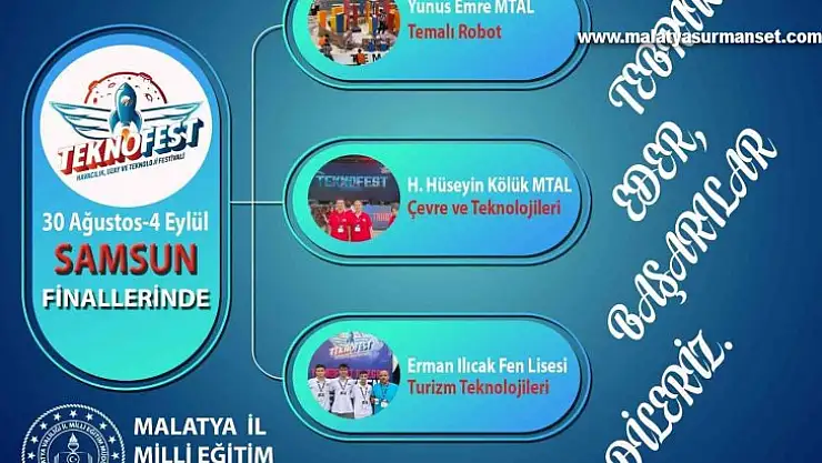 Malatya Teknofest'te iddialı