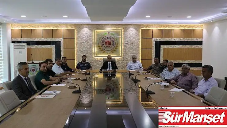 Malatya Ticaret Borsası ağustos ayı meclisi toplandı