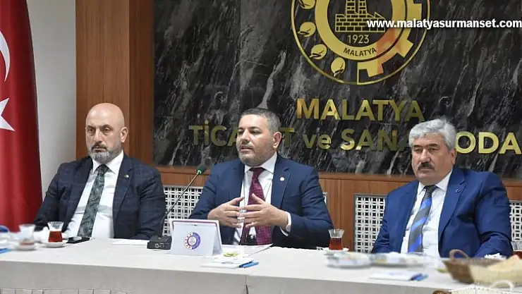 Malatya TSO'da hafriyatçı ve iş makinecilerin sorunları konuşuldu