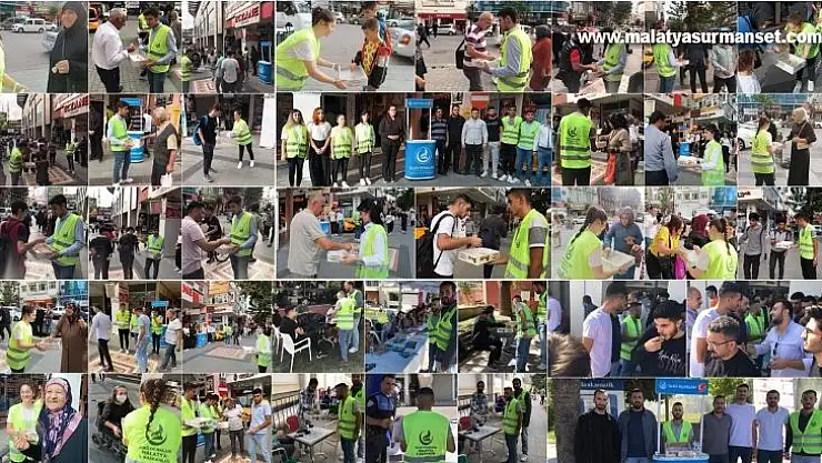 Malatya Ülkü Ocakları Vatandaşlara Lokum İkramında Bulundu