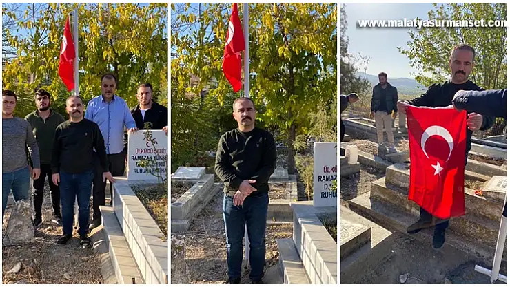 Malatya Ülkü Ocaklarından 'HER ŞEHİDE BİR  BAYRAK' Projesi