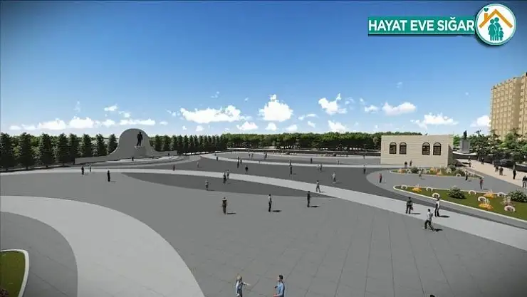 Malatya'ya yeni meydan ve tören alanı kazandırılıyor