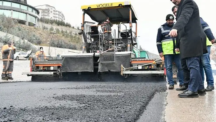 Mamak'a 44 milyon 363 bin 445 kilogram asfalt serildi