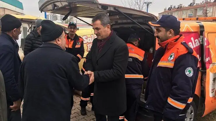 Mamak Belediyesi'nden Elazığ'a yardım tırı