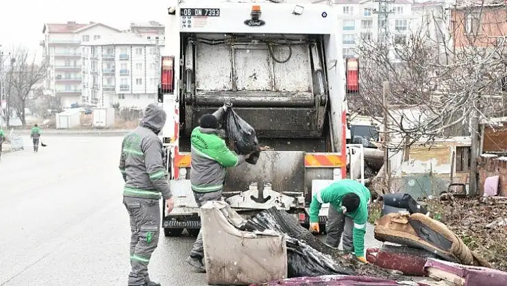 Mamak'ta temizlik çalışmaları devam ediyor