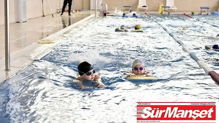 Mamak'ta yüzme havuzuna yoğun talep
