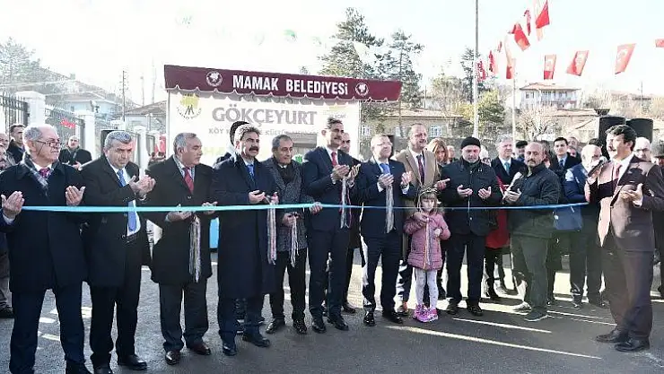 Mamaklılar ilk köy konağına kavuştu