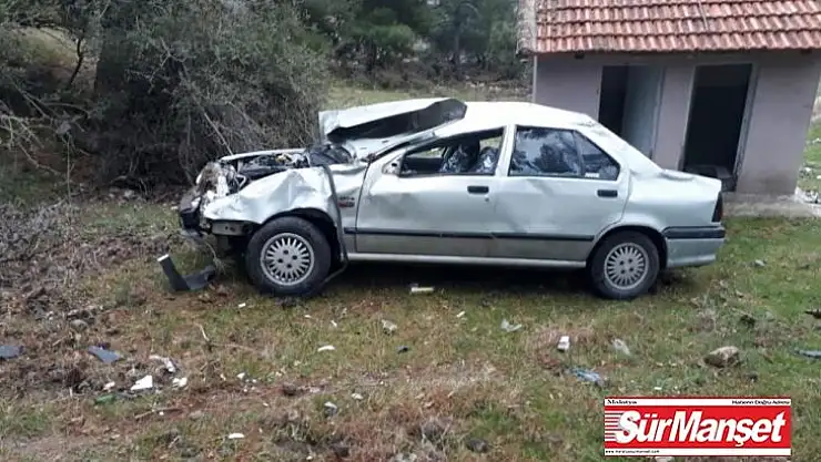 Manisa'da trafik kazası: 1 ölü, 2 yaralı