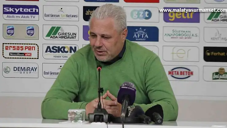 Marius Sumudica Yedek kulübesine baktığım zaman çözüm üretecek futbolcum yoktu